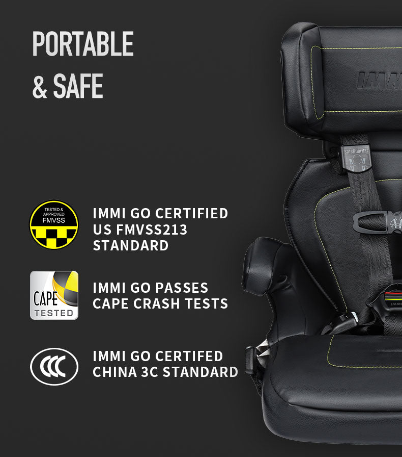 USA IMMI GO (UBER SEAT) PORTABLE CAR SEAT (AGE 9MO-12YO)