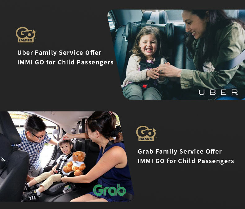 USA IMMI GO (UBER SEAT) PORTABLE CAR SEAT (AGE 9MO-12YO)